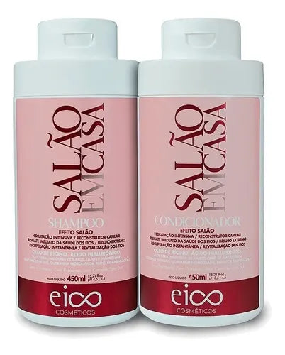 Eico Kit Shampoo + Condicionador Salão em Casa (2x450ml)